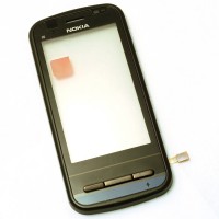 originální přední kryt + dotyková plocha Nokia C6 black