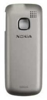 originální kryt baterie Nokia C1-01 silver black