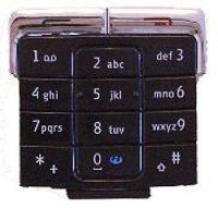 originální klávesnice Nokia 6260 black