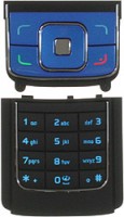 originální klávesnice Nokia 6288 horní + spodní blue