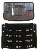 originální klávesnice Nokia 6500s horní + spodní silver