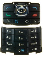 originální klávesnice Nokia N80 horní + spodní black