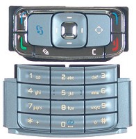 originální klávesnice Nokia N95 horní + spodní silver