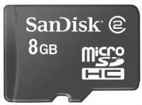 MicroSDHC 8GB Sandisk