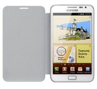 originální pouzdro Samsung EFC-1E1F white pro Galaxy Note N7000 (i9220) flip + kryt baterie
