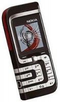originální přední kryt + kryt baterie Nokia 7260 black