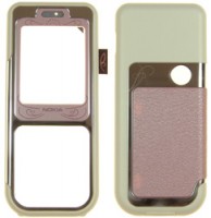 originální přední kryt + kryt baterie Nokia 7360 pink