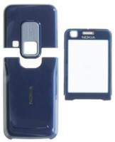 originální přední kryt + kryt baterie + kryt antény Nokia 6120c dark blue