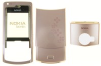 originální přední kryt + kryt baterie + kryt antény Nokia N72 pink