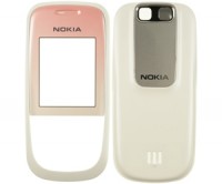 originální přední kryt + kryt baterie Nokia 2680s white pink