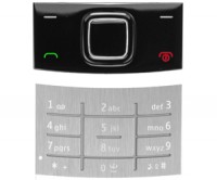 originální klávesnice Nokia X3 black silver