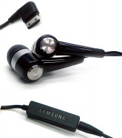 originální Stereo headset Samsung AAEP433SBEC + AARM051 pro B300, C180, C5212, D880, E210, E1310, E1360, F110, F200, F21
