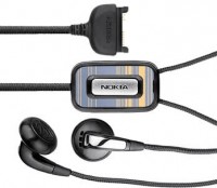 originální Stereo headset Nokia HS-31 black pro 3100, 3200, 3230, 3250, 3300, 5070, 5100, 5140, 5140i, 5500, 6020, 6021,