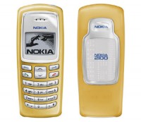 originální přední kryt + kryt baterie Nokia 2100 yellow CC-6D