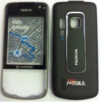 originální přední kryt + kryt baterie Nokia 6210n black Vodafone RedBull