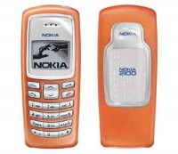 originální přední kryt + kryt baterie Nokia 2100 orange CC-3D