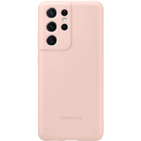 originální pouzdro Samsung Silicone Cover pink pro Samsung G998B Galaxy S21 Ultra
