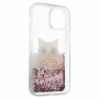 Karl Lagerfeld pouzdro Glitter Peek a Boo pink pro Apple iPhone 12 mini - 