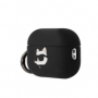 Karl Lagerfeld pouzdro 3D Logo NFT Choupette Head silikonové pro Apple AirPods Pro (2. gen.) 2022, AirPods Pro (3. gen.) 2023 MagSafe black - 